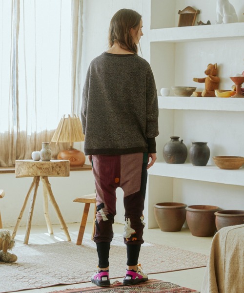 bedsidedrama（ベットサイドドラマ）の「bedsidedrama/ベッドサイドドラマ/Home Sweater Pullover(A)（ニット/セーター・レディース・ブラウン/ブラック・1/2）」の5枚目の写真