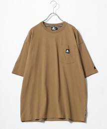 STARTER（スターター）の「STARTER（スターター）ワンポイントロゴ刺繍ビッグシルエット ポケットTシャツ/半袖無地T メンズ レディース（Tシャツ/カットソー・メンズ）」