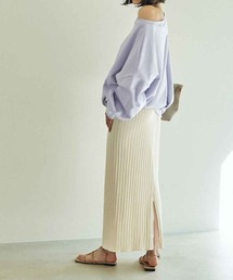marjour | OPENWORK STRETCH RIB SKIRT(スカート)