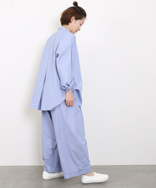 ストライプ タック イージーパンツ UNITED ARROWS パンツ ストライプ タック イージーパンツ