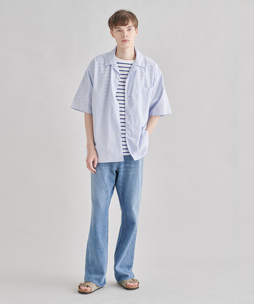 ORCIVAL｜オープンカラー 半袖シャツ OPEN COLLAR SHORT SLEEVE