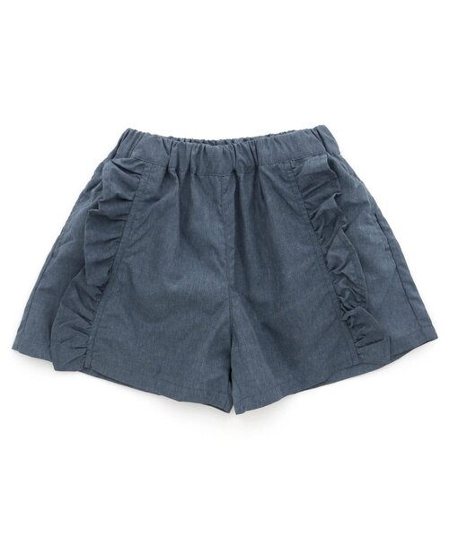 BREEZE（ブリーズ）の「水陸両用フリルショートパンツ_撥水加工（その他パンツ・キッズ・ピンク/ベージュ/ブルー・120/90/100/140/80/130/110）」の3枚目の写真