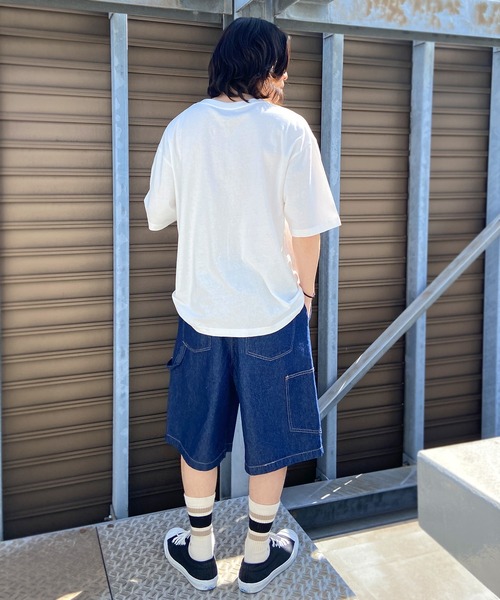 RVCA(ルーカ)の「RVCA/ルーカ ブランドロゴ オーバーサイズ 半袖Tシャツ/クルーネックTシャツ BD041-273(Tシャツ/カットソー・メンズ・ホワイト×レッド/バーガンディー/ブラック×ブラック・XL/L/M)」の17枚目の写真