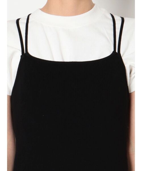 MURUA（ムルーア）の「シアーニットキャミワンピース（ワンピース・レディース・ブラック/ブルー・FREE）」の22枚目の写真