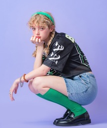 an meets zakka（アンミツザッカ）の「an meets zakka バリエーションカラーハイソックス（ソックス/靴下）」