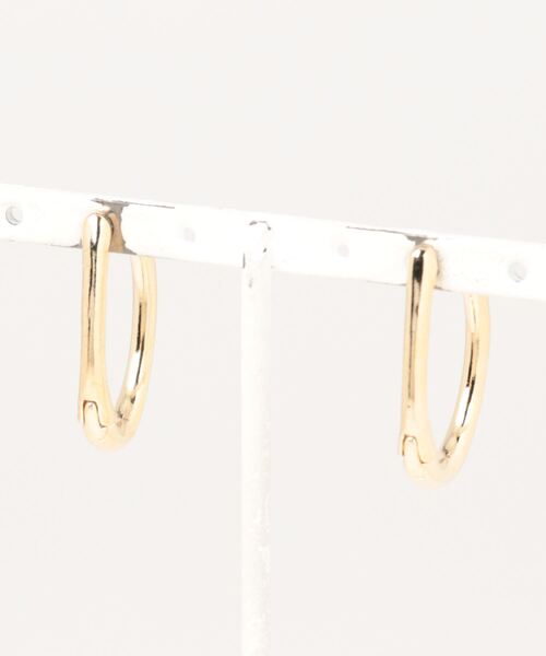 Monocoro toppi（モノコロトッピ）の「クリップ ニュアンス サークル イヤリング（イヤリング・レディース・シルバー/ゴールド・フリー）」の6枚目の写真
