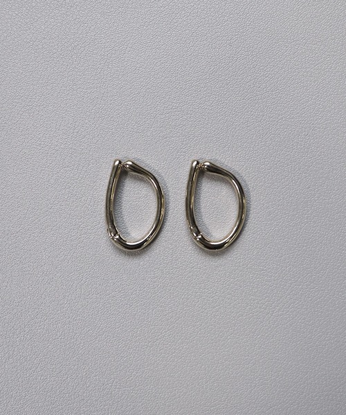Monocoro toppi（モノコロトッピ）の「クリップ ニュアンス サークル イヤリング（イヤリング・レディース・シルバー/ゴールド・フリー）」の15枚目の写真