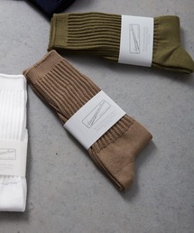 ANONYMOUSISM（アノニマスイズム）の「【AnonymousIsm】AnonymousIsm　タックリブ/クルー丈ソックス（ソックス/靴下）」