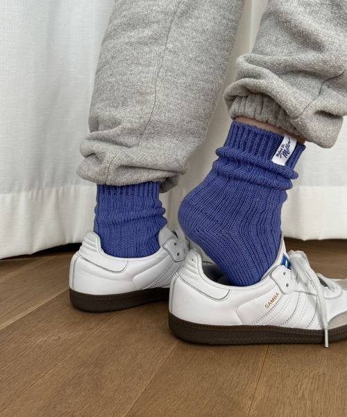 CANAL JEAN(キャナルジーン)の「Miller ソフトリブソックス(ソックス/靴下・レディース・グレー/ブルー/ホワイト/オレンジ/パープル/ダークグリーン/ネイビー/レッド・ONE SIZE)」の6枚目の写真