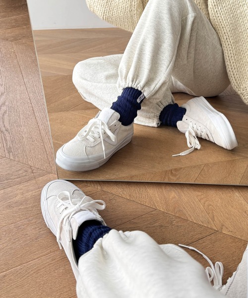 CANAL JEAN(キャナルジーン)の「Miller ソフトリブソックス(ソックス/靴下・レディース・グレー/ブルー/ホワイト/オレンジ/パープル/ダークグリーン/ネイビー/レッド・ONE SIZE)」の4枚目の写真