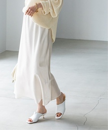 Noble | 《追加》ナローAラインサテンスカート 3(スカート)