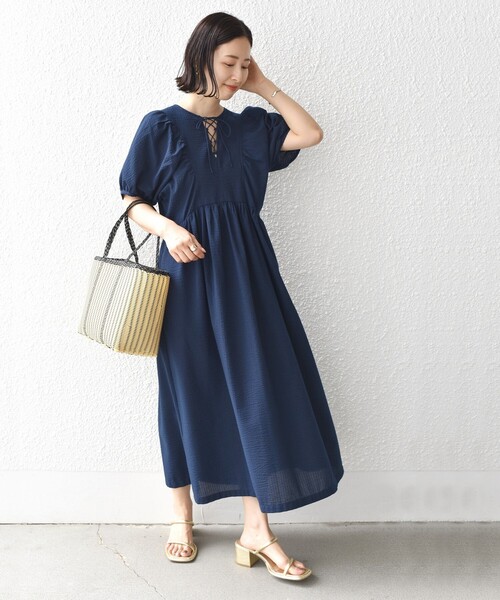 SHIPS（シップス）の「* 〈手洗い可能〉シアサッカー レース