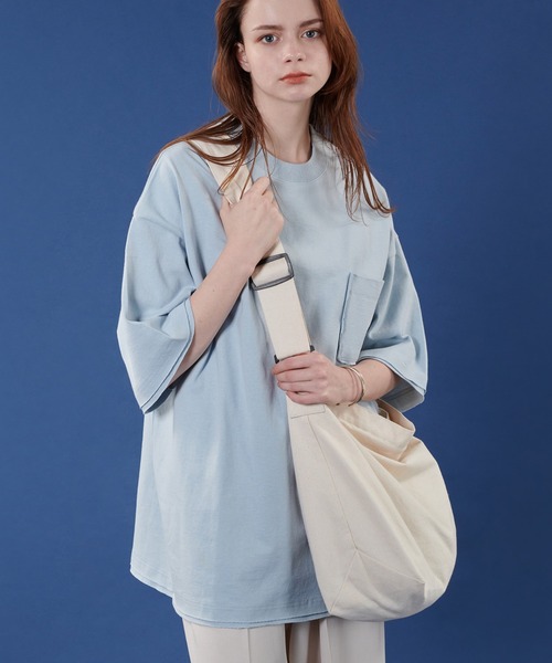 ONCILY(オンシェリー)の「DAMAGE CUT OFF T-SHIRT / カットオフダメージTシャツ(Tシャツ/カットソー・メンズ・ピンク系その他/ブルーグリーン/オフホワイト・MEDIUM/LARGE)」の16枚目の写真