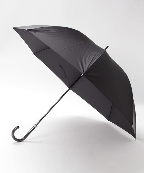 LANVIN collection(ランバン コレクション)の「傘 無地 大きめ75cm(長傘・メンズ・ダークブルー/ブラック/ダークグリーン・FREE)」の1枚目の写真