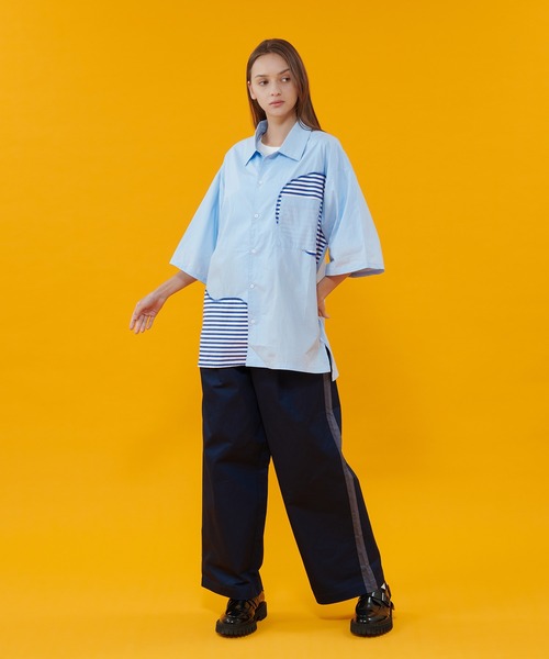 ONCILY(オンシェリー)の「SIDE LINE CHINO PANTS / サイドラインチノパンツ(チノパンツ・メンズ・ネイビー/ベージュ・LARGE/SMALL/MEDIUM)」の16枚目の写真