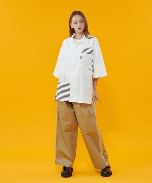 ONCILY(オンシェリー)の「SIDE LINE CHINO PANTS / サイドラインチノパンツ(チノパンツ・メンズ・ネイビー/ベージュ・LARGE/SMALL/MEDIUM)」の6枚目の写真