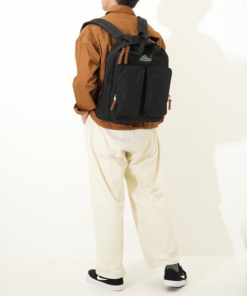 【美品】GREGORY ブラック ツインポケットパック　　　バックパック 21L GREGORY グレゴリー リュック 21L ツインポケットパック