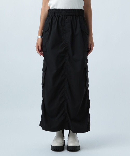 BAYFLOW（ベイフロー）の「Wポケットカーゴスカート（スカート・レディース・ブラック/カーキ/グレイッシュベージュ・SMALL/MEDIUM）」の13枚目の写真