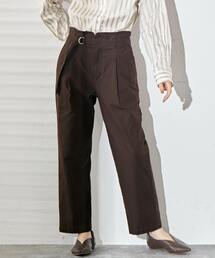 Lourmarin（ルールマラン）の「【ヴィンテージ感のあるコットンストレッチバイオ加工タックパンツ】（その他パンツ）」