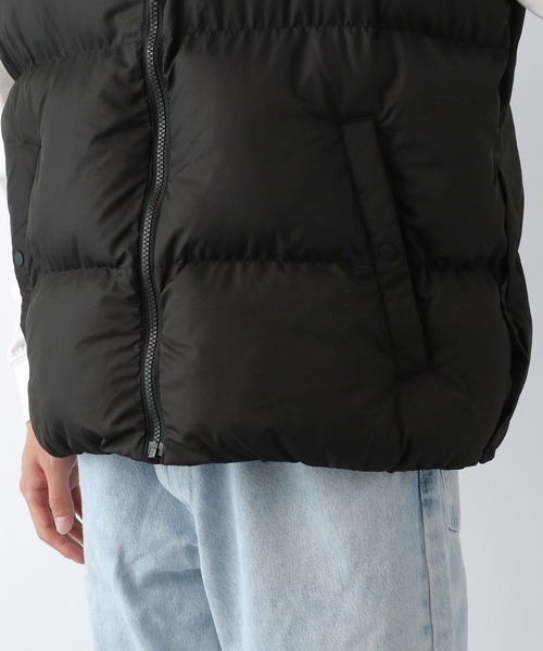 RAGEBLUE（レイジブルー）の「【AIRTHERMAL】エアサーマルサイドスリット中綿ベスト（ダウンベスト・メンズ・ネイビー/ブラック系その他/ブラック/ブラック系その他2・LARGE/MEDIUM）」の14枚目の写真