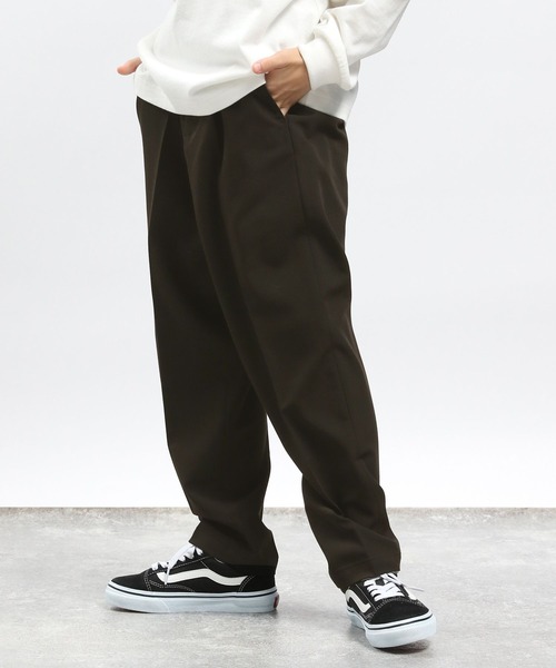 【ブラック】TRストレッチスリムテーパードパンツ TRストレッチスリムテーパードパンツ/キッズ/175906を使った人気