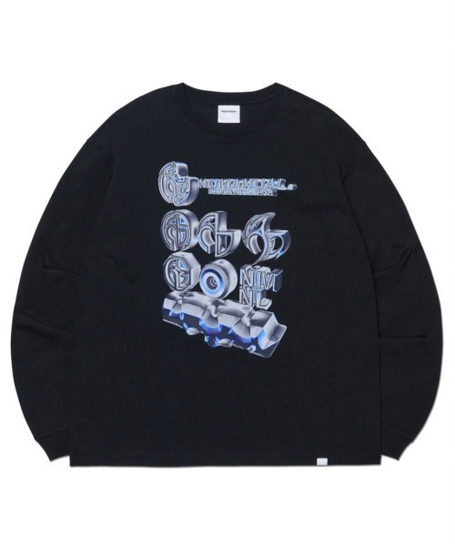 NOMANUAL（NOMANUAL）の「韓国ブランド NOMANUAL ノーマニュアル S.A LONG SLEEVE TEE 長袖 オーバーサイズ プリント ロンT プリントTシャツ 長袖トップス 韓国ストリート 韓国ファッション（Tシャツ/カットソー・メンズ・ブラック/ライトグレー・XL）」の21枚目の写真