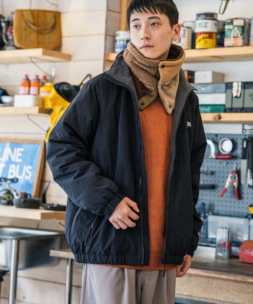 てぃら　袖トレルブルゾン　グリーン　ニコアンド 本日限定価格 ニコアンド てぃら袖トレルブルゾン makestuff'25