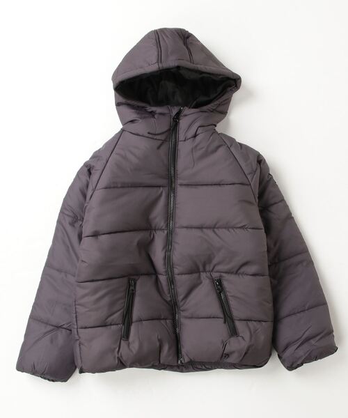 セール】フーデッドフェイクダウン マウンテンジャケット（ダウン