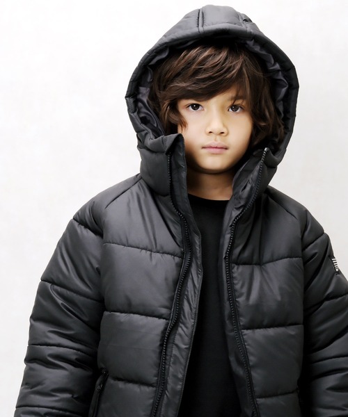 セール】フーデッドフェイクダウン マウンテンジャケット（ダウン