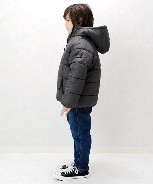 セール】フーデッドフェイクダウン マウンテンジャケット（ダウン