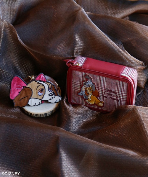 Disney（ディズニー）の「ディズニー　ダイカットポーチチャーム（ポーチ・レディース・ホワイト/ベージュ系/グレー・FREE）」の8枚目の写真