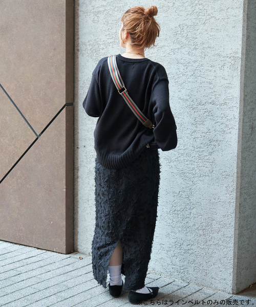 AULENTTI(オウレンティ)の「【AULENTTI/オウレンティ】付け替え用 ラインベルト(その他小物・レディース・ブラック/ホワイト/グリーン・FREE)」の21枚目の写真