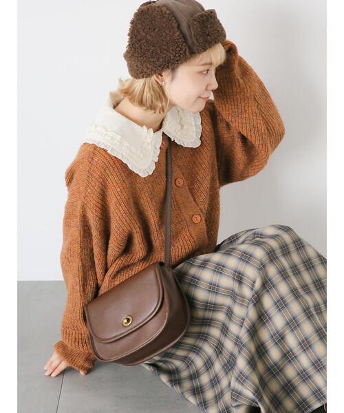 ehka sopo（エヘカソポ）の「フライトキャップ（ハット・レディース・キナリ/ベージュ/ブラウン・F）」の6枚目の写真