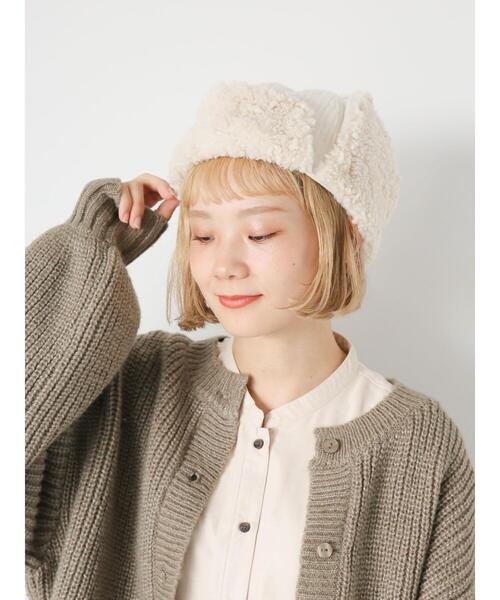 ehka sopo（エヘカソポ）の「フライトキャップ（ハット・レディース・キナリ/ベージュ/ブラウン・F）」の15枚目の写真