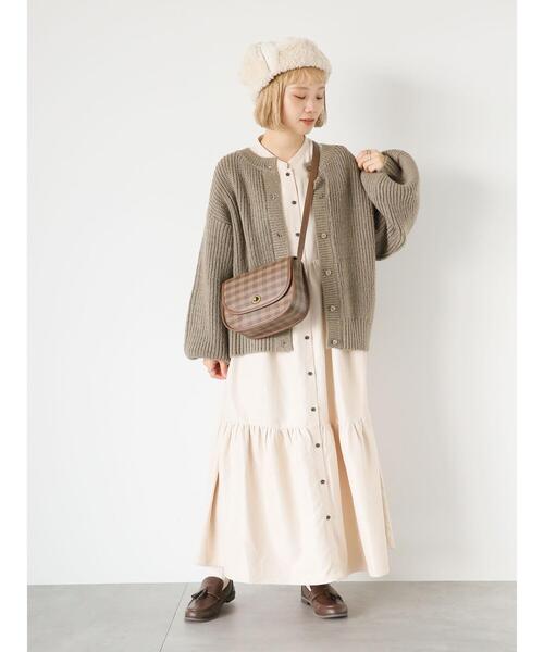 ehka sopo（エヘカソポ）の「フライトキャップ（ハット・レディース・キナリ/ベージュ/ブラウン・F）」の17枚目の写真