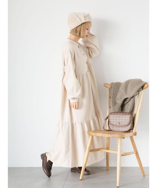 ehka sopo（エヘカソポ）の「フライトキャップ（ハット・レディース・キナリ/ベージュ/ブラウン・F）」の18枚目の写真