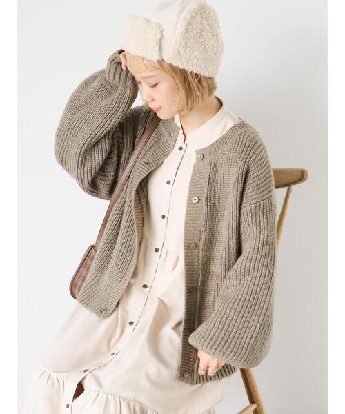 ehka sopo（エヘカソポ）の「フライトキャップ（ハット・レディース・キナリ/ベージュ/ブラウン・F）」の19枚目の写真