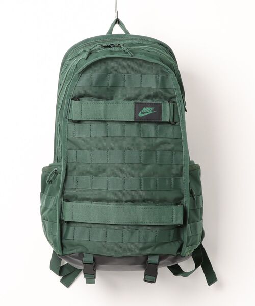 NIKE(ナイキ)の「《NIKEアパレル》NSW RPM バックパック 2.0(バックパック/リュック・メンズ・ブラック/グリーン・フリー)」の2枚目の写真