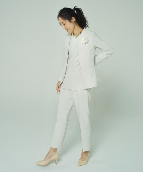 B:MING by BEAMS(ビーミングバイビームス)の「【セレモニー・フォーマル】B:MING by BEAMS / ストレッチ プルオーバー(シャツ/ブラウス・レディース・ブラック/ネイビー/ライトグレー・L/O/S/M)」の9枚目の写真