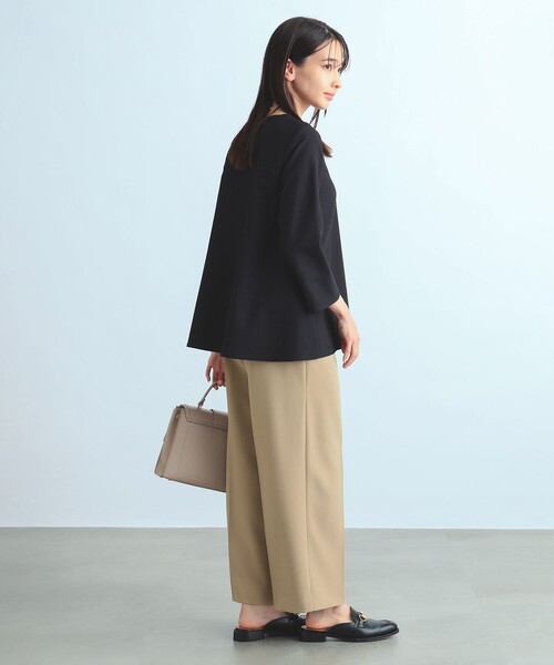 B:MING by BEAMS(ビーミングバイビームス)の「【セレモニー・フォーマル】B:MING by BEAMS / ストレッチ プルオーバー(シャツ/ブラウス・レディース・ブラック/ネイビー/ライトグレー・L/O/S/M)」の13枚目の写真