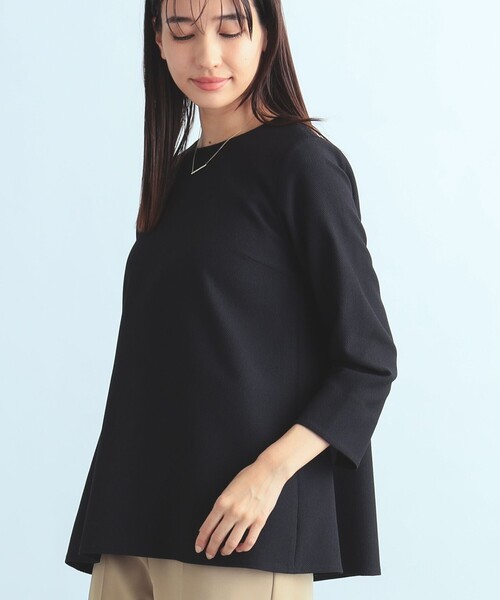 B:MING by BEAMS(ビーミングバイビームス)の「【セレモニー・フォーマル】B:MING by BEAMS / ストレッチ プルオーバー(シャツ/ブラウス・レディース・ブラック/ネイビー/ライトグレー・L/O/S/M)」の14枚目の写真