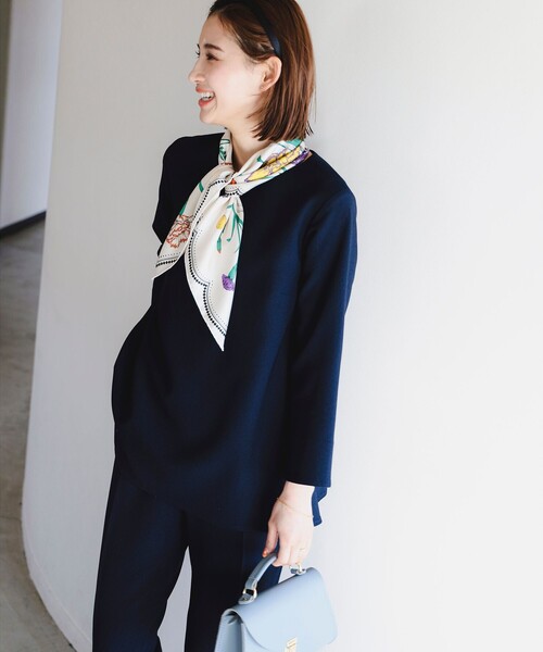 B:MING by BEAMS(ビーミングバイビームス)の「【セレモニー・フォーマル】B:MING by BEAMS / ストレッチ プルオーバー(シャツ/ブラウス・レディース・ブラック/ネイビー/ライトグレー・L/O/S/M)」の17枚目の写真