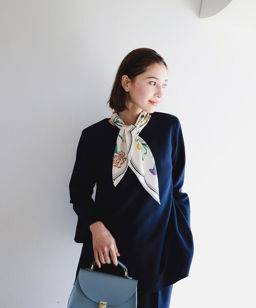 B:MING by BEAMS(ビーミングバイビームス)の「【セレモニー・フォーマル】B:MING by BEAMS / ストレッチ プルオーバー(シャツ/ブラウス・レディース・ブラック/ネイビー/ライトグレー・L/O/S/M)」の22枚目の写真