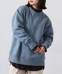 Fleece-lined sweatshirt 無地 裏起毛トレーナー unisex