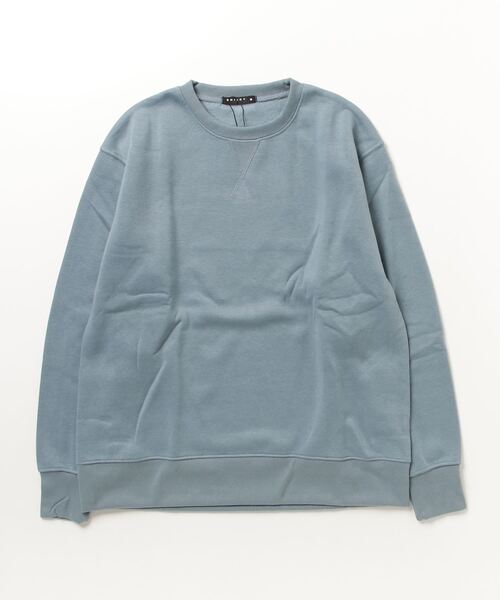 FUNALIVE（ファンアライブ）の「Fleece-lined sweatshirt  無地 裏起毛トレーナー unisex（スウェット・メンズ・ネイビー/グリーン/杢グレー/ブルー/ブラック・L/M/XL）」の12枚目の写真
