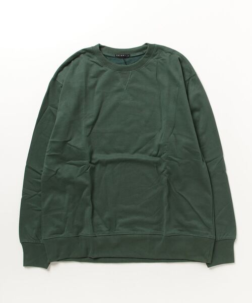 FUNALIVE（ファンアライブ）の「Fleece-lined sweatshirt  無地 裏起毛トレーナー unisex（スウェット・メンズ・ネイビー/グリーン/杢グレー/ブルー/ブラック・L/M/XL）」の13枚目の写真