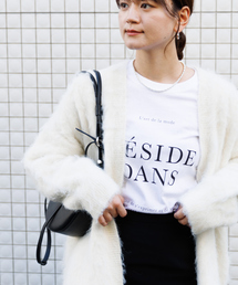 Rouge vif Anna | フロント＆袖ロゴロンT(Tシャツ/カットソー)