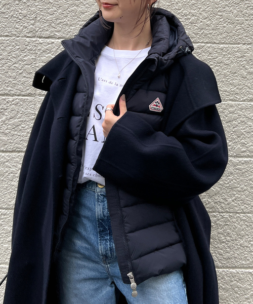 Rouge vif Anna（ルージュヴィフアンナ）の「フロント＆袖ロゴロンT（Tシャツ/カットソー・レディース・パープル/チャコールグレー・フリー）」の11枚目の写真