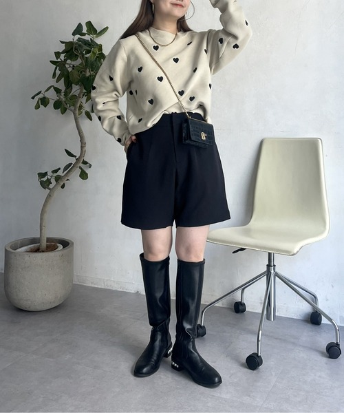 prose verse（プロズヴェール）の「フロントダーツショートパンツ（その他パンツ・レディース・ブラック・MEDIUM/SMALL/LARGE）」の11枚目の写真