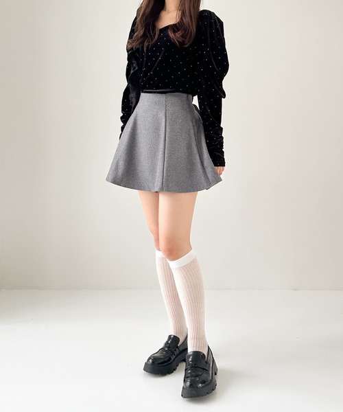 Heather(ヘザー)の「フレアミニスカート 992066(スカート・レディース・ブラック/グレー・M/S)」の19枚目の写真